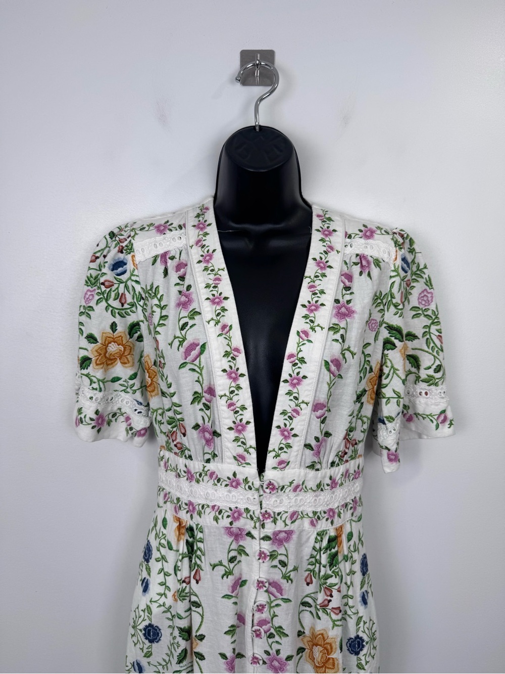 Farm Rio Women Folk Floral Jumpsuit Size Small - Picture 2 of 8